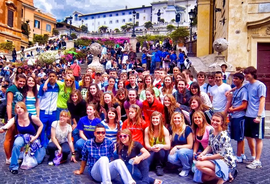 Spanish Steps in Rome, Italy 2011-adjust